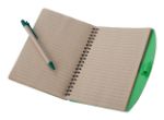 gerecycled papier spiraal notitieboek met 80 pag.