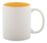 witte keramiek kop met gekleurde binnenkant 350 ml