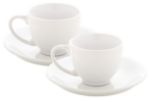 espresso set met 2 kopjes en schoteltjes 90 ml