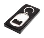 metalen flessenopener met sleutelhanger. custom
