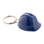 sleutelhanger in de vorm van een helm. - blauw