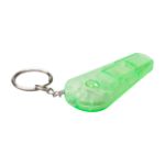 sleutelhanger met fluitje en led lampje.