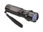 aluminium zaklamp met 14 led lampjes.