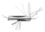 zakmes met 11 functies en plastic accenten.