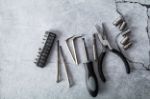 21 stuks metalen gereedschapsset.