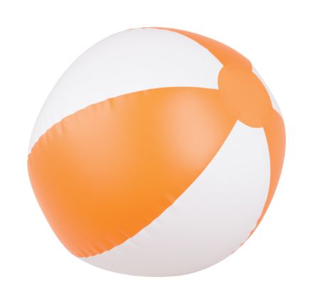 strandbal cronos met 6 panelen. - oranje