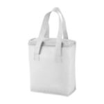 non-woven koeltas met aluminium voering. - wit