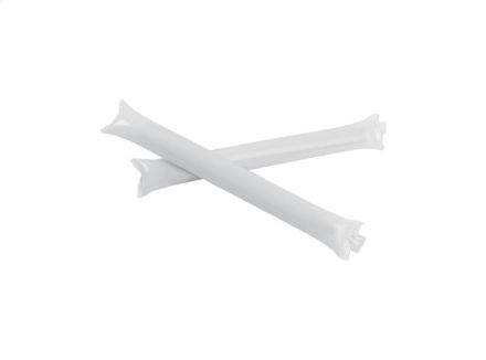 set van 2 opblaasbare klappers. - wit