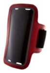 pu-lederen armband voor mobile telefoon. - rood