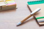 bamboe balpen revey blauwschrijvend