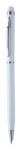 aluminium gekleurde touch balpen blauwschrijvend