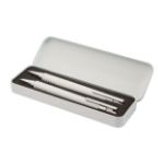 metalen balpen en vulpotlood (met 0,7 mm leads) - wit