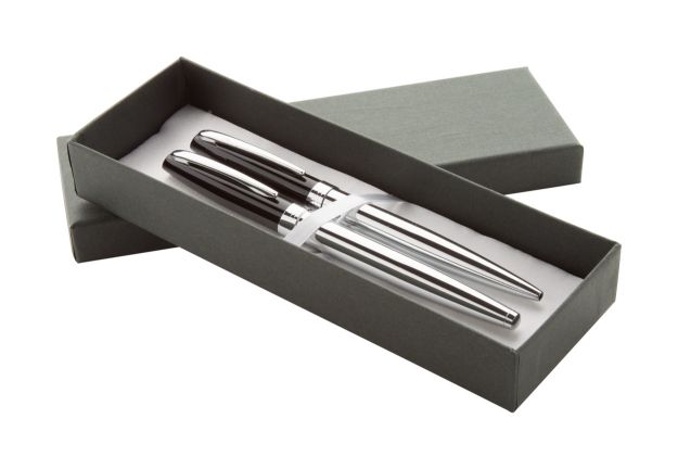 balpen en roller pen met koperen schacht.