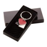 metalen sleutelhanger i love