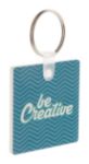 vierkante sleutelhanger van pvc-schuim custom made