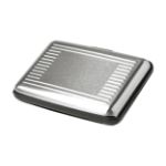 pashouder rfid 6 compartimenten - zilver