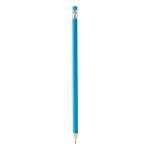 potlood met gekleurd gummetje - licht blauw