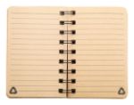 bamboe notitieboek a7 met 80 bladzijden