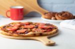 bamboe snijplank voor pizza