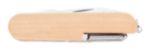 rvs zakmes met houten handvat en 9 functies