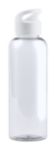transparante tritan sportfles 530 ml pruler - wit