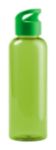 transparante tritan sportfles 530 ml pruler - groen