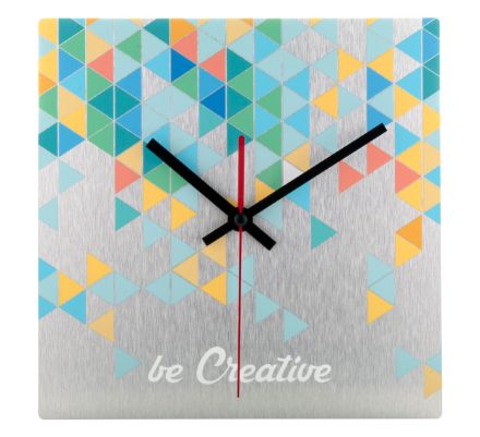 aluminium wandklok betime alu custom made
