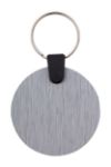 ronde aluminium sleutelhanger aluudy. custom made.