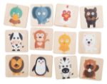 memory spel van hout