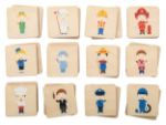 memory spel van hout