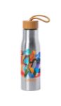 rvs drinkfles met bamboe deksel 600 ml dropu