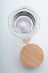 thermosfles van borosilicaatglas met thee-ei 420ml