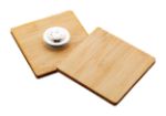 bamboe badge boobadge met magnetische pin - 