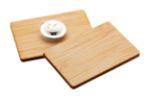 bamboe badge boobadge met magnetische pin - 