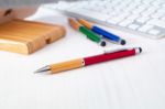 stylus pen bollys blauwschrijvend