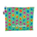 custom made make-up tas medium rpet - wit