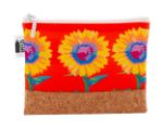 custom made make-up tas kurk rpet small - wit