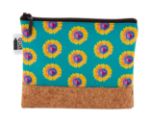 custom made make-up tas kurk rpet small - zwart