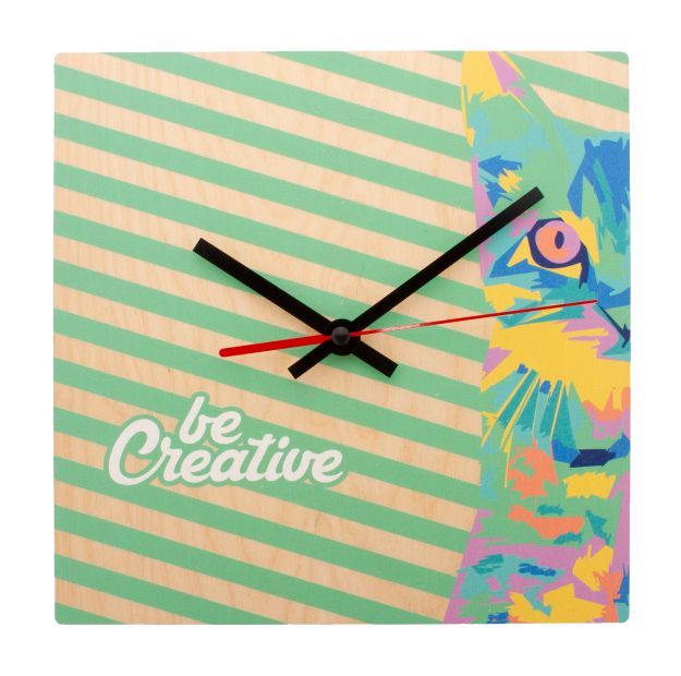 custom made wandklok betime wood b