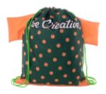 custom made trekkoord tas creadraw t - groen