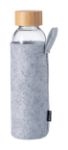 glazen sportfles met vilt etui blorek 500 ml