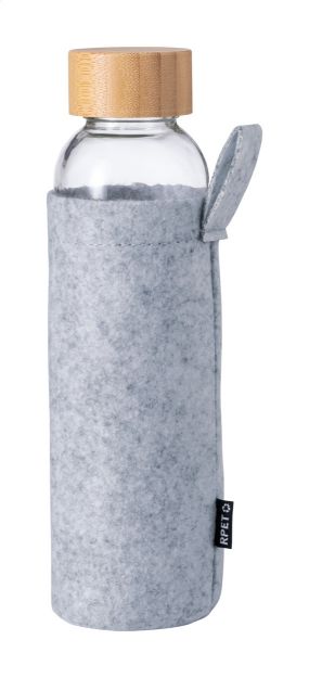 glazen sportfles met vilt etui blorek 500 ml