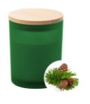 plantaardige geurkaars met bamboe deksel daizu
