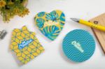 custom made zelfklevende blaadjes creastick hear