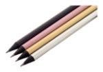 potlood neplum met zwarte gum, hb kwaliteit