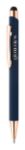 touch balpen van recycled aluminium blauwe inkt - blauw