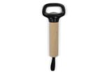 flesopener met houten handvat en riem