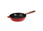 orrefors jernverk koekenpan 26.5cm gietijzer - rood