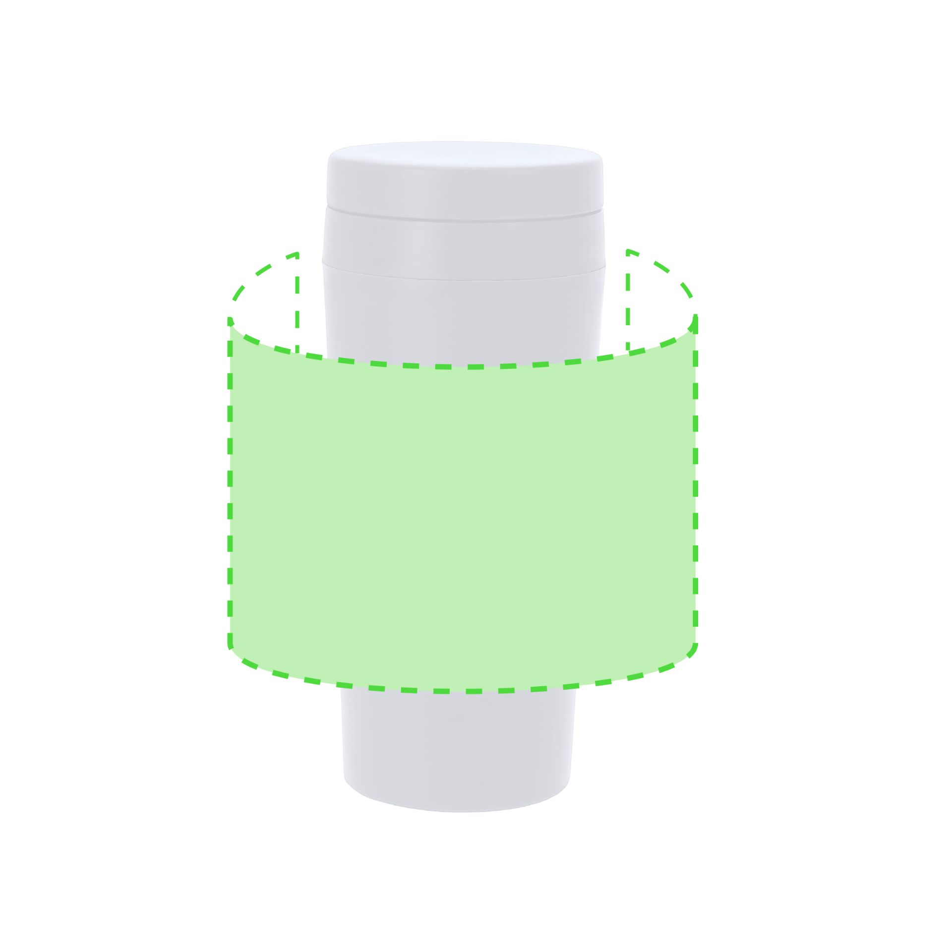 ronde zeefdruk f (18 x 8 cm)