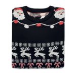 kersttrui met 10 led lampjes l/xl